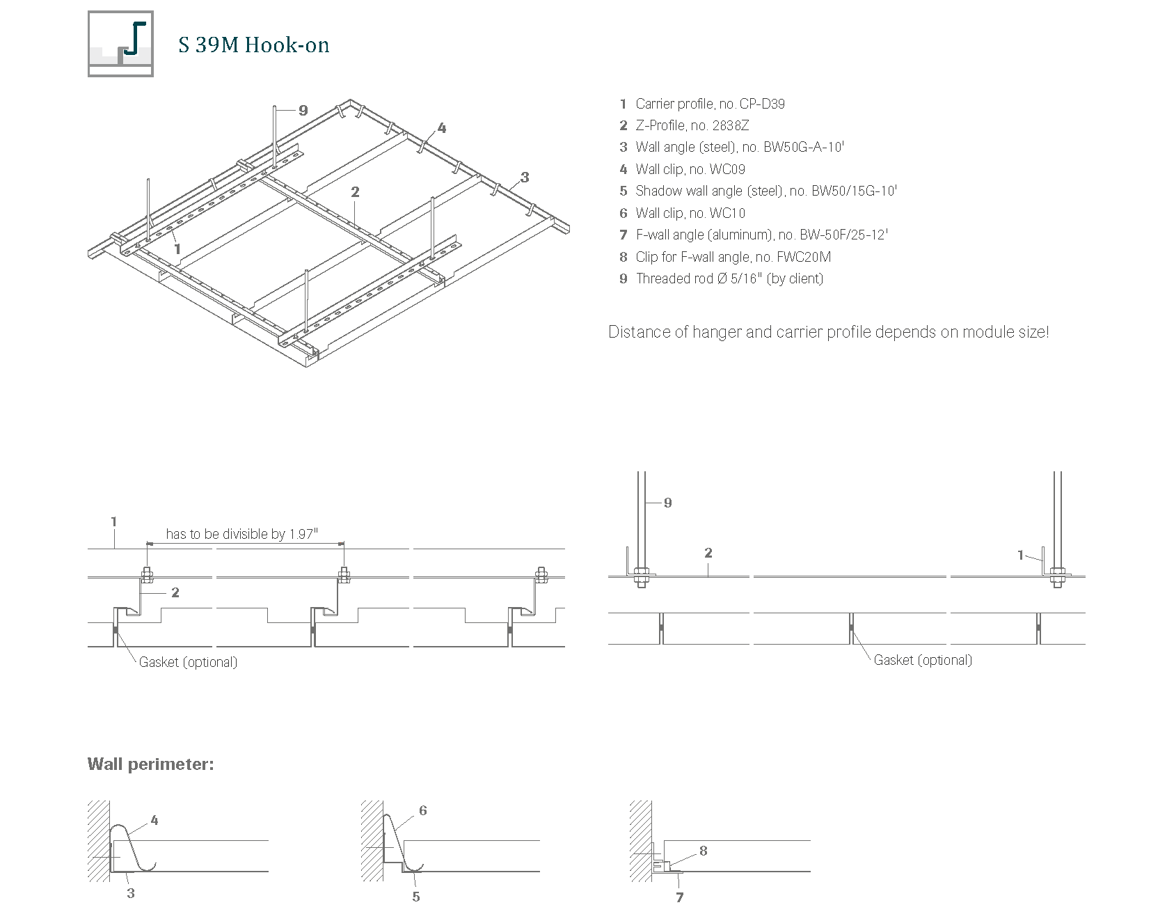 S 39M Hook-on S 39M Hook-on